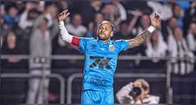 Neymar marcou duas vezes contra o Juventude