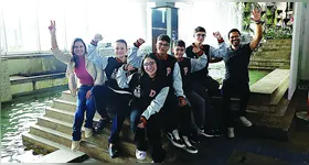 Os alunos embarcaram para o Japão no último sábado, no aeroporto internacional de Belém