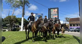 Presença dos policiais tem garantido segurança nos balneários e praias