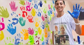 Natural do Marajó, Samuel Mendes, de 15 anos, chegou ao Hospital Oncológico Infantil Octávio Lobo (Hoiol) quando tinha 7 anos.