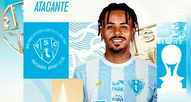 Atacante Vinni Farias apto para jogar no Paysandu