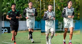 Quintana, Rossi e Benítez já participam normalmente dos treinos do Paysandu