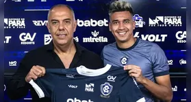 Marcos Braz apresentou o volante colombiano Victor Cantillo