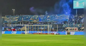 Torcida do Paysandu na Ressacada em 2024
