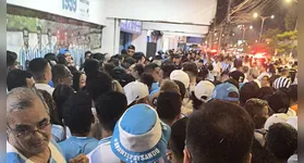 Torcida do Paysandu teve dificuldades no acesso à Curuzu no 1º jogo com Biometria Facial