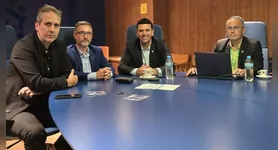 O Vice-presidente de Operações bicolor, Márcio Tuma, foi recebido pelo Presidente da Comissão, Rodrigo Cintra. O Presidente da Federação Paraense de Futebol (FPF), Ricardo Gluck Paul, também participou da reunião, para intervir pelos anseios do seu filiado.
