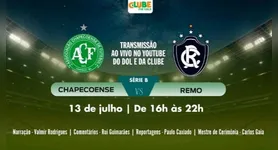 Imagem ilustrativa da notícia TEM JOGO NO DOL E NA CLUBE: Ouça Chapecoense x Clube do Remo