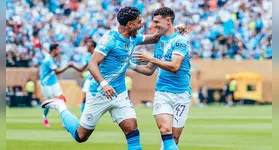 Manchester City vence Wydad Casablanca por 2 a 0 na Copa do Mundo de Clubes, com destaque para Phil Foden e Jérémy Doku. Próximo jogo contra Al Ain.