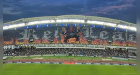 Torcida do Remo com mosaico no Mangueirão