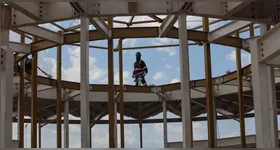 Registro da construção da UsiPaz em Tucuruí