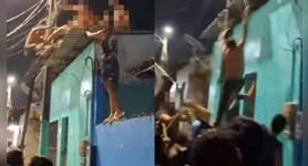 Suspeito de assaltos é espancado por moradores em Ananindeua.