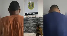 Ao todo, foram encontrados 200 tabletes de cocaína.