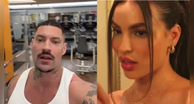 Felipe Ret foi detonado nas redes sociais após ser espoxto por Anna Estrela, com quem tem um filho de 7 anos.