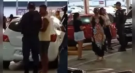 O caso envolveria uma traição, atribuída a um homem que foi flagrado com a amante no carro.