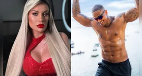 Andressa Urach lembra de quando teve um encontro com o cantor Léo Santana.