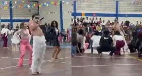 Yago Savalla, de 16 anos, interpretou, dublou e dançou a música de Ney