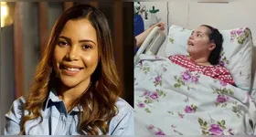 Aos 38 anos, Amanda Wanessa fez uma rara aparição nas redes sociais nesta sexta-feira (11), quando recebeu a visita da também cantora gospel Ruthe Dayanne.