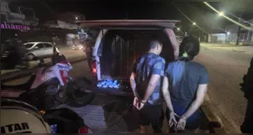 Casal foi preso com 500 papelotes de cocaína durante blitz realizada na avenida Augusto Montenegro, em Belém.