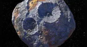 O asteroide 16 Psyche: R$ 50 quatrilhões em metais como ferro, níquel, platina e ouro.