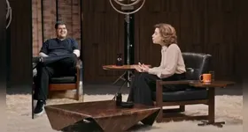 O modo como Casimiro enriqueceu foi pauta na entrevista com Fernanda Torres.