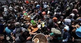 Organizações humanitárias denunciaram o bloqueio de ajuda humanitária em Gaza