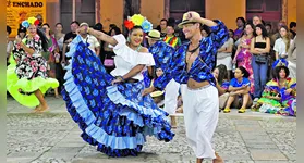 Encontro das culturas do Pará e Maranhão se encontraram com as danças do Carimbó e Cacuriá na capital São Luís.