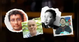 Emmanuel Thomaz, Emerson Coe, Isabele Cristina e Leonardo Dressant batem um papo sobre quadrinhos e emergência climática no Ná Figueredo