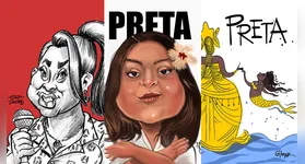 Traços de afeto e resistência: cartunistas celebram a vida e o legado de Preta Gil em exposição virtual repleta de arte e emoção.