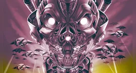 Tecnomaquia traz guerra entre robôs e androides com crítica social afiada, visual impactante e roteiro que questiona o papel da tecnologia no futuro.