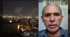 Ex-prefeito de Santarém se protege de ataque iraniano em Israel.