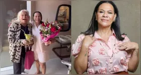 Fafá de Belém visitou Dona Ruth para discutir os passos de um projeto especial.