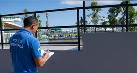 Recém inaugurado, o Parque da Cidade teve a pista de Skate pichada recentemente.