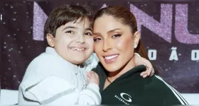 Filho de Manu Bahtidão recebe alta após dias na UTI