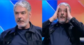 Durante gravação de videocast, âncora contou episódio inusitado ocorrido na redação do Jornal Nacional.