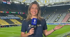 A apresentadora Fernanda Gentil trabalhou na Cazé TV no ano de 2024 e se destacou pela cobertura nas Olimpíadas.