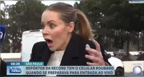 Após o ato criminoso, a repórter fica visivelmente assustada e faz menção de tentar ir atrás do assaltante. Na gravação de outro repórter da emissora, Rafael Ferraz, que também estava no local, o homem aparece fugindo de bicicleta e guardando o celular.