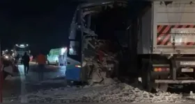 O acidente aconteceu em um trecho no limite dos municípios de Lucas do Rio Verde e Nova Mutum, em Mato Grosso.