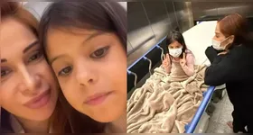 A pequena Sophia foi operada neste sábado (9).