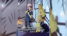 Imagem ilustrativa da notícia Intérprete de Libras viraliza com performance em show de Joelma