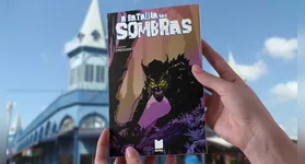 A Batalha nas Sombras, quadrinho lançado pelo Mapuá Estúdio na Semana dos Quadrinhos.