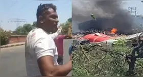 O milagre em meio aos destroços: imagem do único sobrevivente do acidente da Air India comove o mundo.