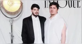 O duo de estilistas paraenses Marco Normando e Emídio Contente, da marca Normando.