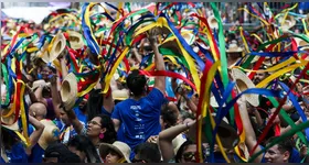 O Batalhão da Estrela, em 2025 bateu recorde de participações, o grupo artístico que se apresenta nos Arrastões terá mais de 1200 brincantes