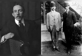 A paternidade da aviação gera debates entre Santos Dumont e os irmãos Wright, com Dumont reconhecido pela Federação Aeronáutica Internacional.