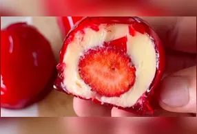 Imagem ilustrativa da notícia Morango do amor viraliza e dá dinheiro: veja como fazer a receita em casa