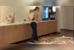 A cena colocou internautas em diferentes posições. Houve quem apoiasse e quem criticasse a reação da mulher.