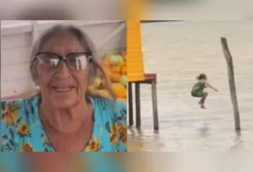 Idosa de 81 anos surpreende com saltos ousados em rio