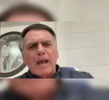 Imagem ilustrativa da imagem Vídeo: Bolsonaro se descontrola ao falar sobre golpe