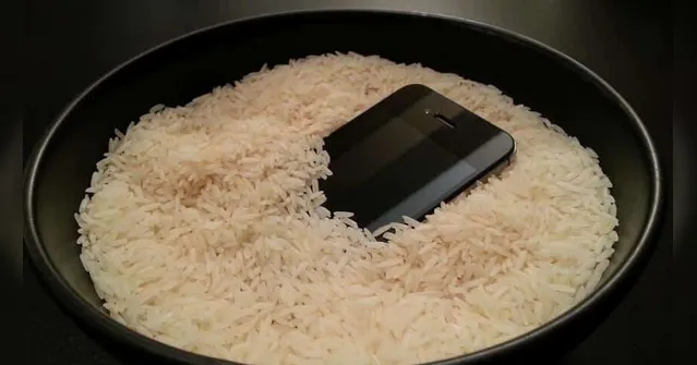 Imagem ilustrativa da notícia Celular molhou? Veja se colocar no arroz resolve