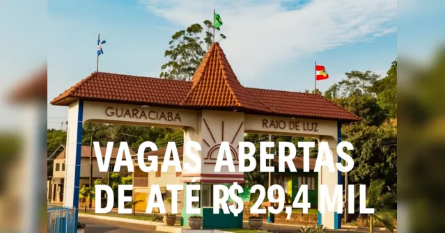 Imagem ilustrativa da notícia Prefeitura em SC abre vagas de até R$ 29,4 mil para médio e fundamental